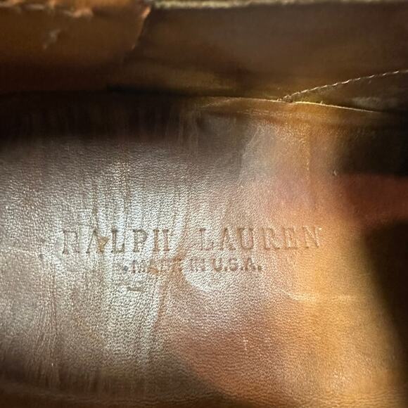 NEW HEELS Ralph Lauren x Allen Edmonds Sanderson Burnished Wingtip Made USA 11.5 main image 4